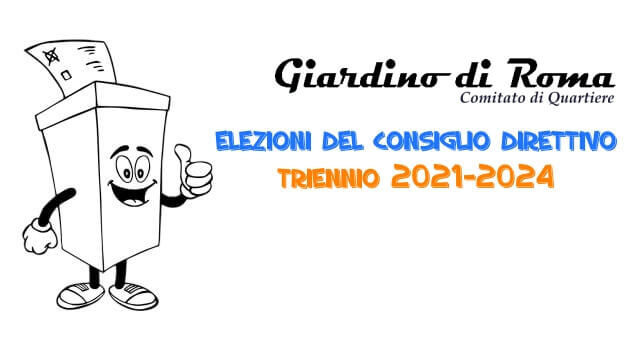 RINNOVO DEL CONSIGLIO DIRETTIVO COMITATO DI QUARTIERE SABATO 13 E DOMENICA 14 NOVEMBRE 2021